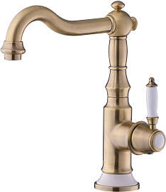 Landhaus Küchenarmatur messing