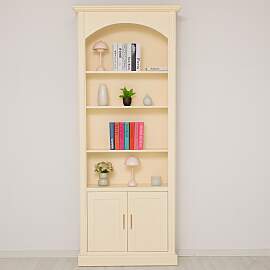 Landhaus-Regal mit Bogen eierschale