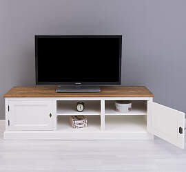 Landhaus TV-Sideboard verschließbare Türen -