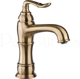 Landhaus Waschtischarmatur Bronze Einhandmischer