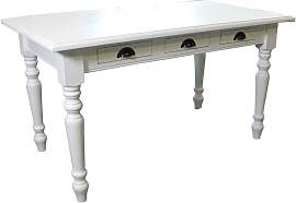 Landhausstil Esstisch weiß 140 cm