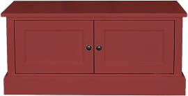 Landhausstil Garderoben-Kommode bordeaux