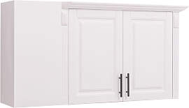 Landhausstil Küchen-Eckoberschrank zweitürig