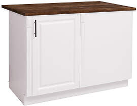 Landhausstil Küchen-Eckunterschrank links -