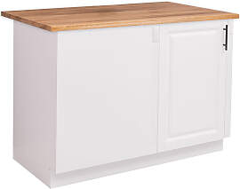 Landhausstil Küchen-Eckunterschrank rechts -