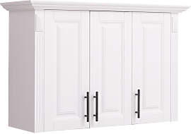 Landhausstil Küchenoberschrank dreitürig - 100 cm