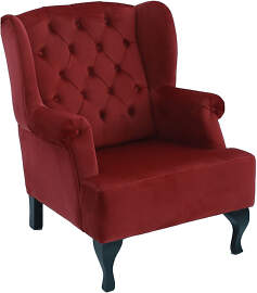 Landhausstil Ohrensessel RELAX Microfaser ARAGON - 