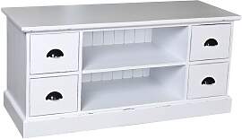 Landhausstil TV-Sideboard tief gebürstet