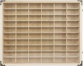 Laneryin Sammlervitrine aus Holz mit Türen,