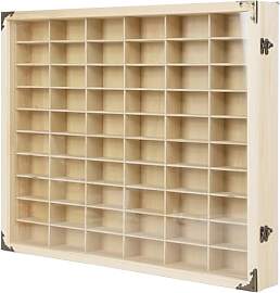 Laneryin Setzkasten Holz Sammlervitrine für
