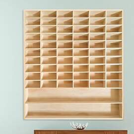 Laneryin Setzkasten Holz Sammlervitrine für
