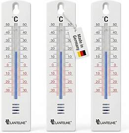 Lantelme 3er Set Außenthermometer 20cm Analog |