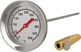 Lantelme 500°C Edelstahl Thermometer für Grill