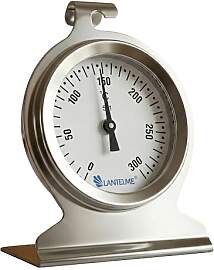 Lantelme Backofenthermometer 300°C Edelstahl mit