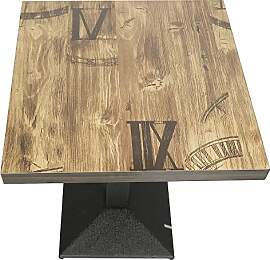 LANTUS Bartisch, Kneipe, aus Metall, Bartisch,