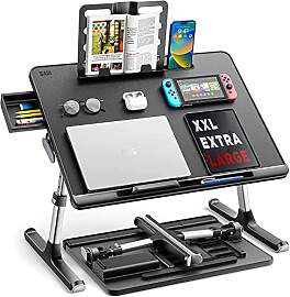 Laptop Tisch, SAIJI 60 * 45cm groß Desktop,
