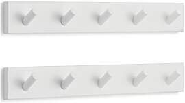 LARHN Garderobenhaken Weiß (2 Stück) -