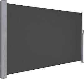 LARMNEE Seitenmarkise mit Stahl-Kasten,
