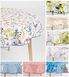 laro Rund 140 cm Wachstuchtischdecke Tischdecke