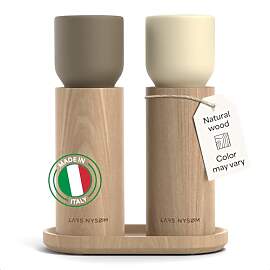 LARS NYSØM Salz und Pfeffermühle Holz Set -