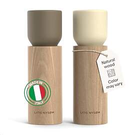 LARS NYSØM Salz und Pfeffermühle Holz Set -