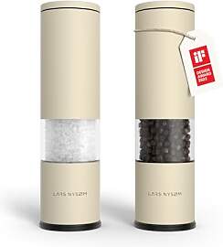 LARS NYSØM Salz und Pfeffermühle Set Manuell mit 