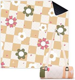 LARUTAN Picknickdecke 200x200 cm, wasserdicht