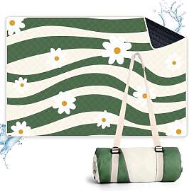 LARUTAN Stranddecke, wasserdicht & waschbar,