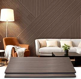 LARWORKS Akustikpaneele Holz, 2 Stück 120x60cm