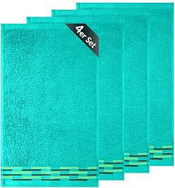 Lashuma Gästehandtücher 4er Set 30x50 cm, Lugano 