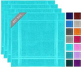 Lashuma Küchenhandtuch Frottee Set, London 4er