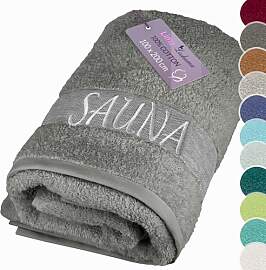 Lashuma Saunahandtuch 100x200 cm, großes XXL