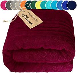 Lashuma Saunahandtuch Dame 80x220 cm Kirschrot – 