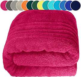 Lashuma Saunatuch Damen - Badehandtuch Rot -