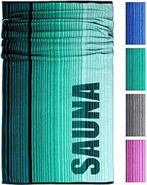 Lashuma Saunatuch XXL, Oslo Liegehandtuch Grün -