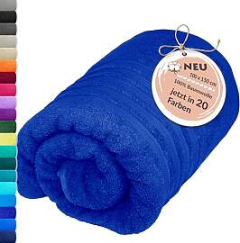 Lashuma XXL Badehandtuch 100x150 cm 100% Baumwolle 