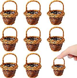 LATRAT 10 Stücke Korb Geflochtener Blumenkorb