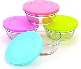 LAV 4 tlg. Master Glasschüssel mit Deckel