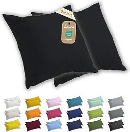 Lavea® 2er Set Kissenbezug 40x40, Kissenhülle