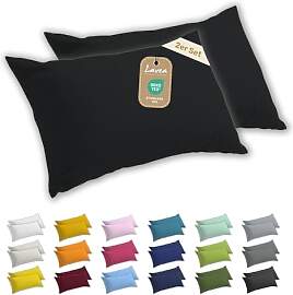 Lavea® 2er Set Kissenbezug 40x60, Kissenhülle