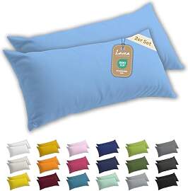 Lavea® 2er Set Seitenschläferkissen-Bezug 40 x