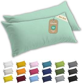 Lavea® 2er Set Seitenschläferkissen-Bezug 40 x
