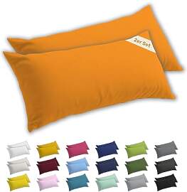 Lavea® 2er Set Seitenschläferkissen-Bezug 40 x