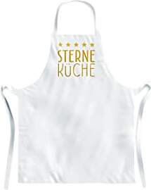 La Vida Kochschürze Sterne Küche aus Baumwolle