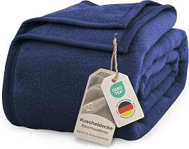 LAYNENBURG Premium Baumwolldecke 150x200 cm -