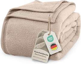 LAYNENBURG Premium Baumwolldecke 150x200 cm -