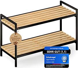 LAYVL HOME® Schuhregal platzsparend, Design