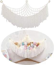 LAZYTAIL 2-Pack Stuffed Animal Hammock with LED