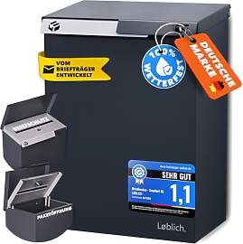 LØBLICH Briefkasten RAL 7016 Anthrazit | Vom