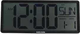 LCD-Wanduhr Karlsson Retro
